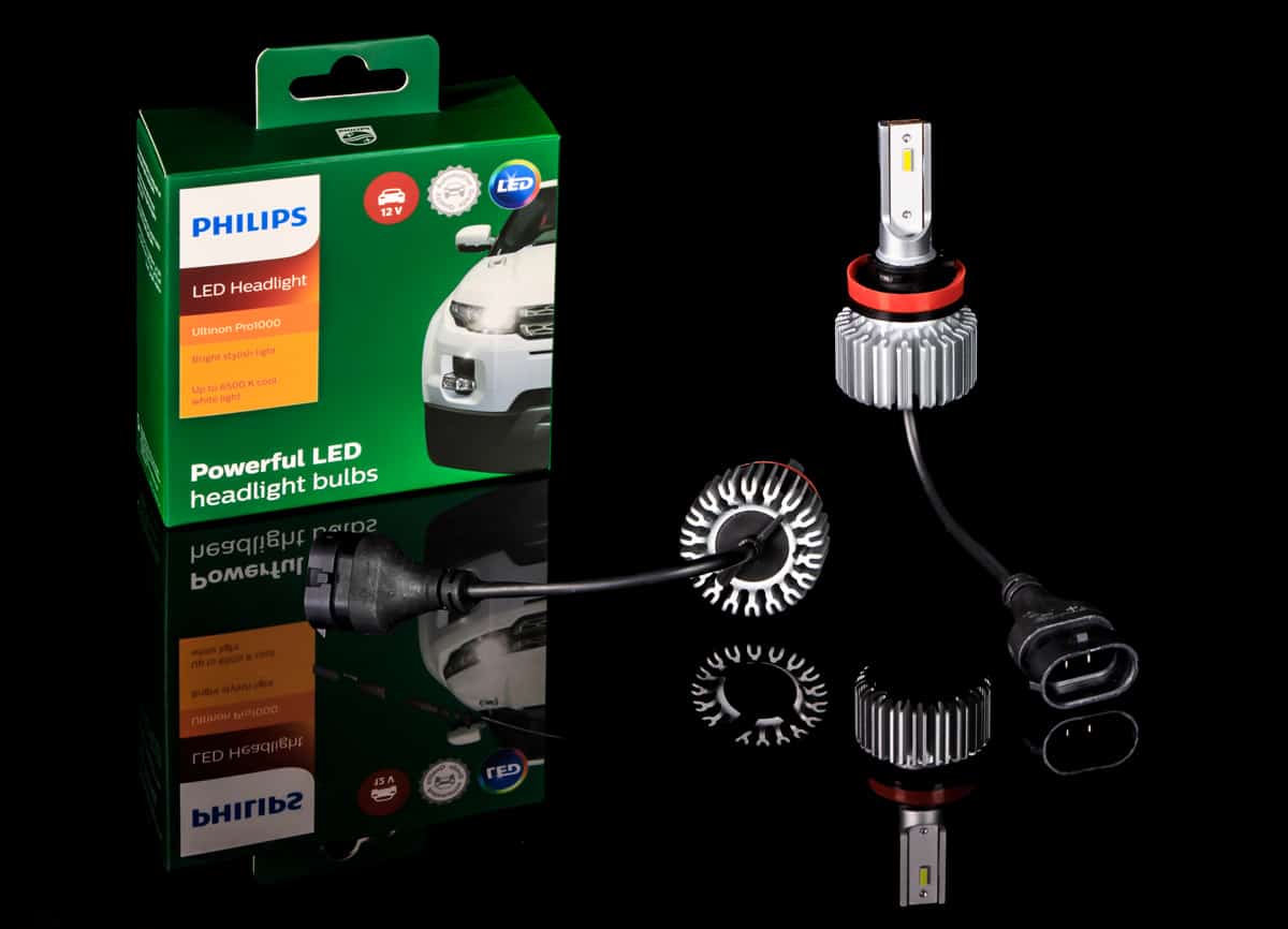 H11 Fanless LED Bulbs Phillips Set